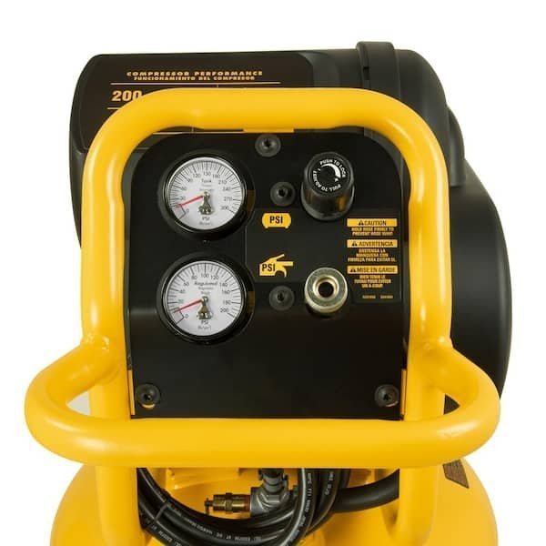 27 Gallon 200 PSI Portable Vertical Electric Air Compressor with Oil-Free Pump - Image 3