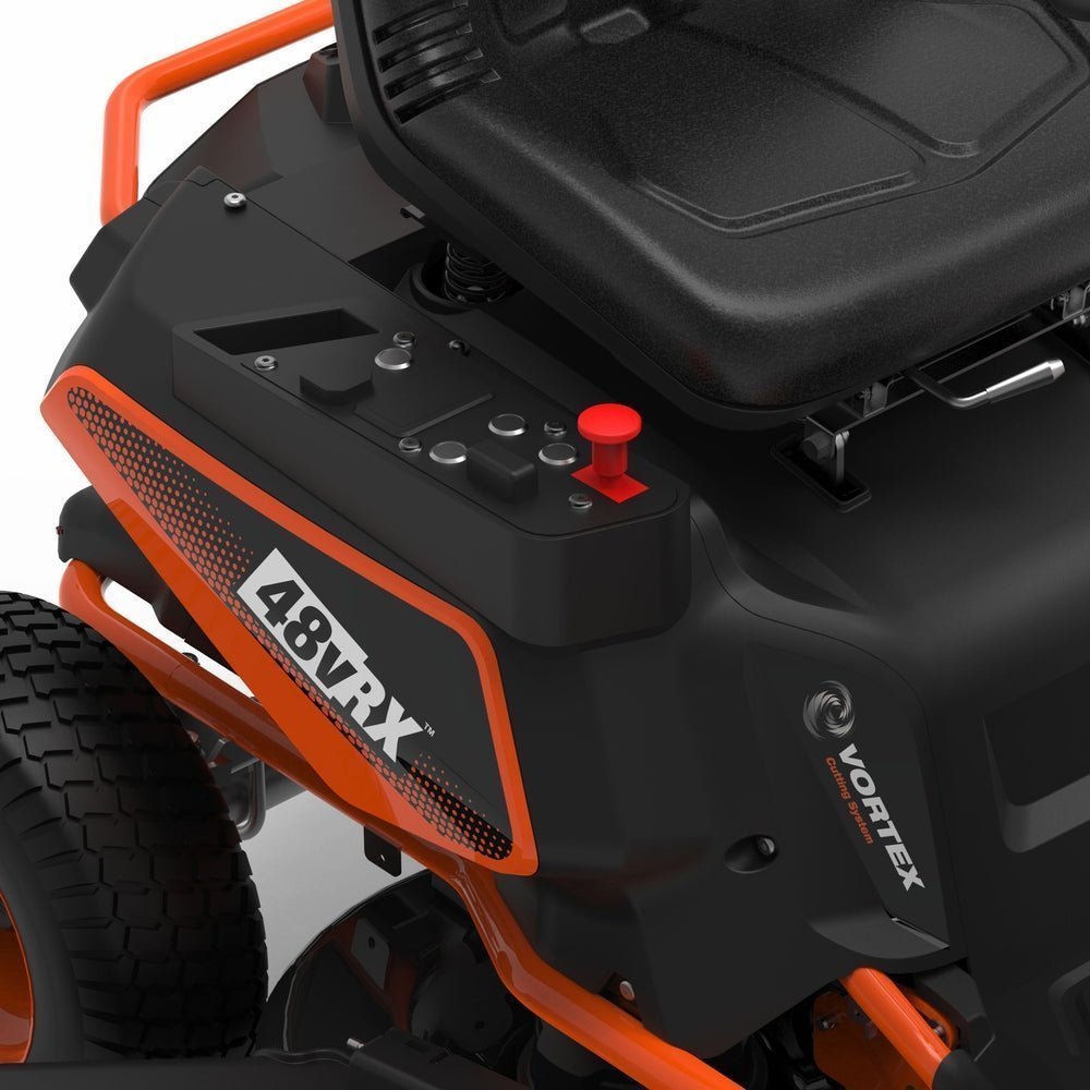 38-Inch 48V Battery-Powered Riding Lawn Mower with Brushless Motor & Zero-Emission Operation - Image 2