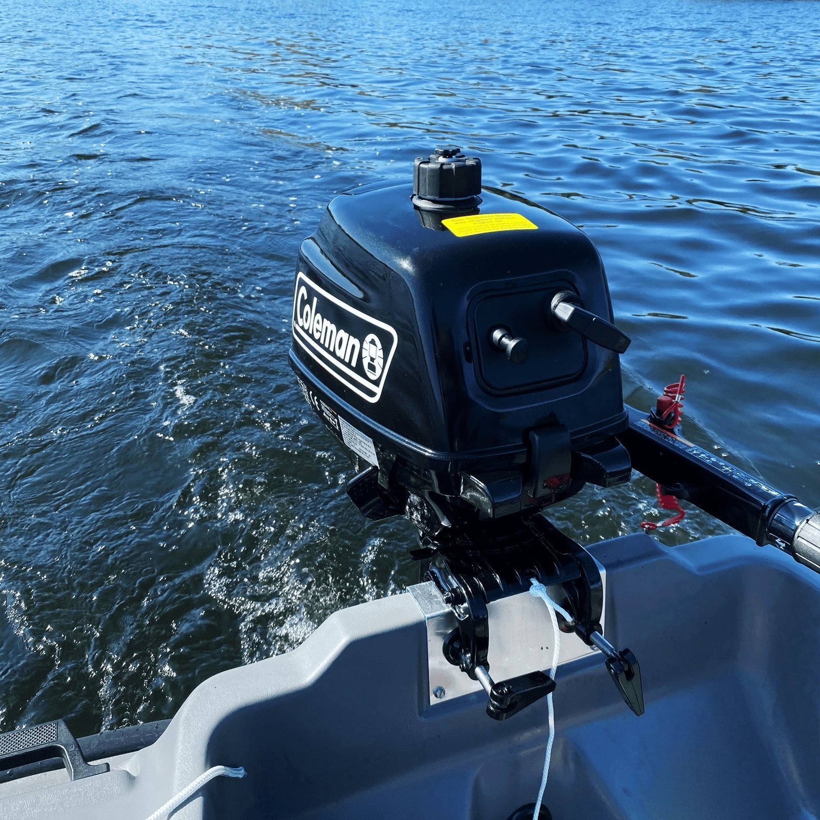 Coleman Powersports 5 HP 4 Stroke Outboard Boat Motor with Easy Pull Start F5BMS - Image 8