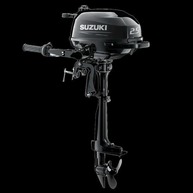 2.5HP Portable 4-Stroke Gas Outboard Motor with 68cc Engine, Short Shaft Design, Tiller Steering & Built-In Fuel Tank for Small Boats & Tenders