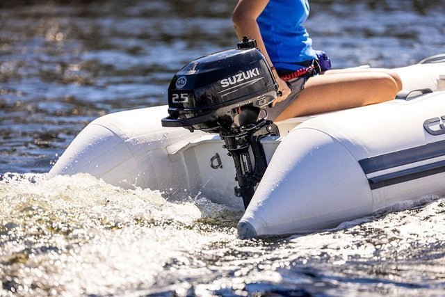 2.5HP Portable 4-Stroke Gas Outboard Motor with 68cc Engine, Short Shaft Design, Tiller Steering & Built-In Fuel Tank for Small Boats & Tenders - Image 6