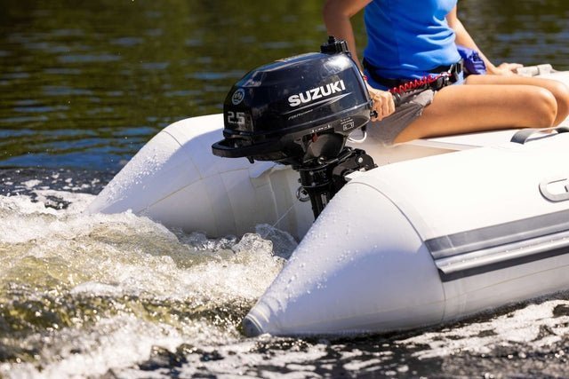 2.5HP Portable 4-Stroke Gas Outboard Motor with 68cc Engine, Short Shaft Design, Tiller Steering & Built-In Fuel Tank for Small Boats & Tenders - Image 7