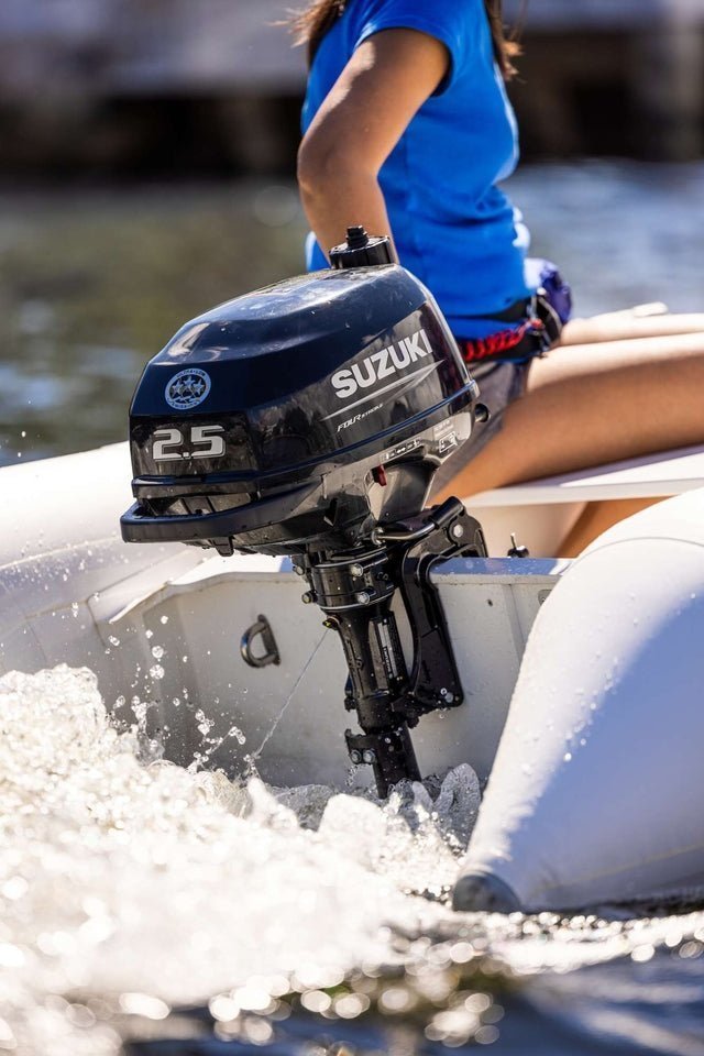 2.5HP Portable 4-Stroke Gas Outboard Motor with 68cc Engine, Short Shaft Design, Tiller Steering & Built-In Fuel Tank for Small Boats & Tenders - Image 8