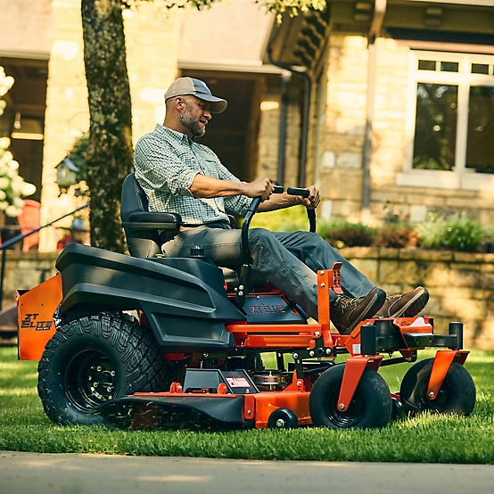 Heavy-Duty Zero-Turn Riding Mower with Fabricated Steel Deck, Suspension Comfort & High-Performance Drive System - Image 4