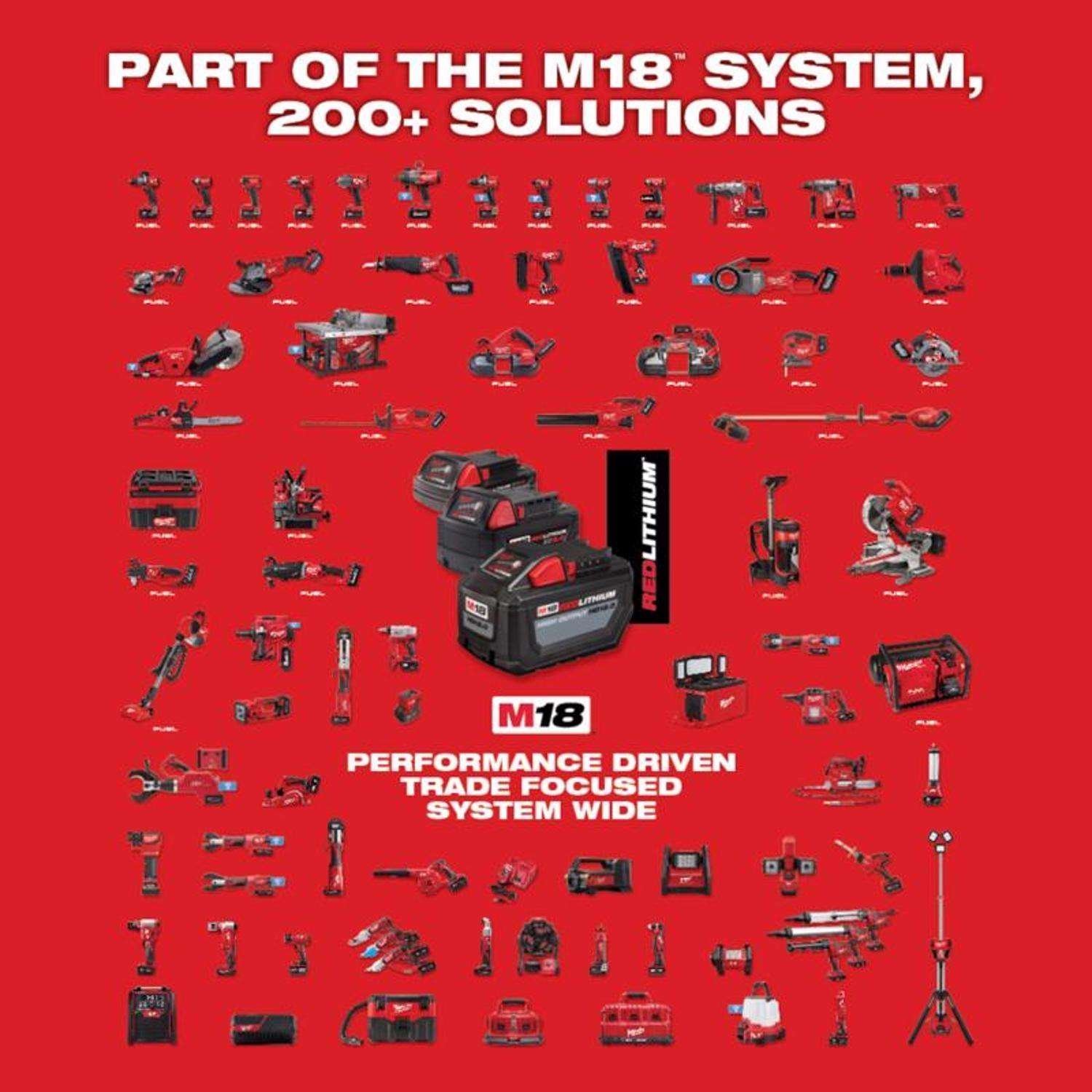 Milwaukee M18 FUEL Cordless Brushless 5 Tool Combo Kit - Image 2