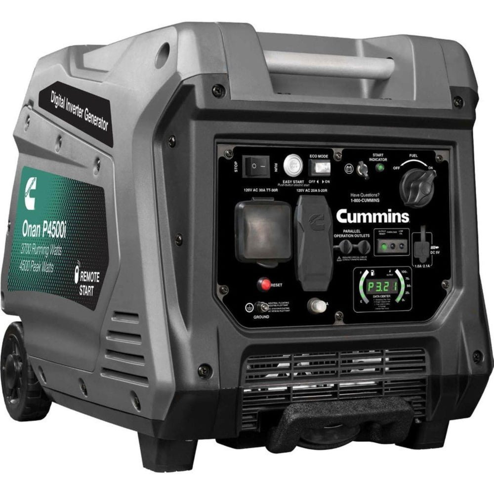 4500W Portable Inverter Generator with Electric Start, RV-Ready Outlet, USB Ports & Quiet Operation