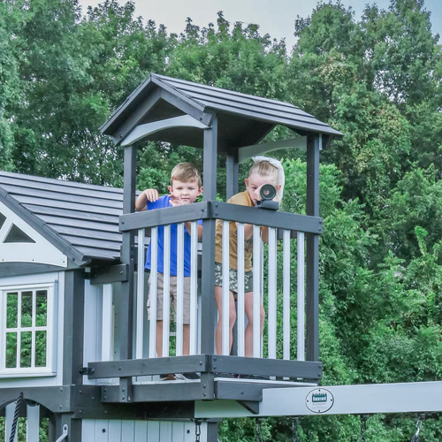 Whispering Point Outdoor Wooden Swing Set with Shipping & Assembly Included - Image 2