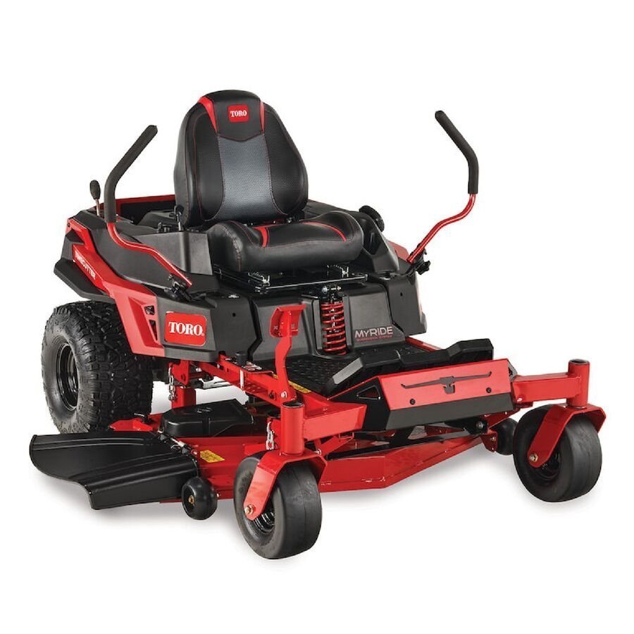 50-Inch Zero-Turn Riding Lawn Mower with Suspension System, Fabricated Steel Deck & V-Twin Engine