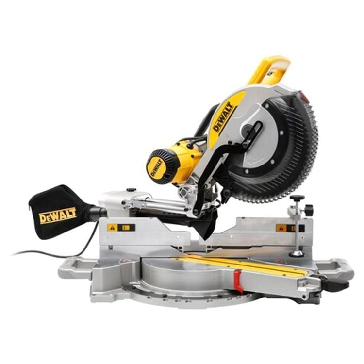 12" Sliding Compound Miter Saw, 1675W Corded Electric Tool with Variable Speed, Dual Bevel & Precision Shadow Line Cutting System - Image 3
