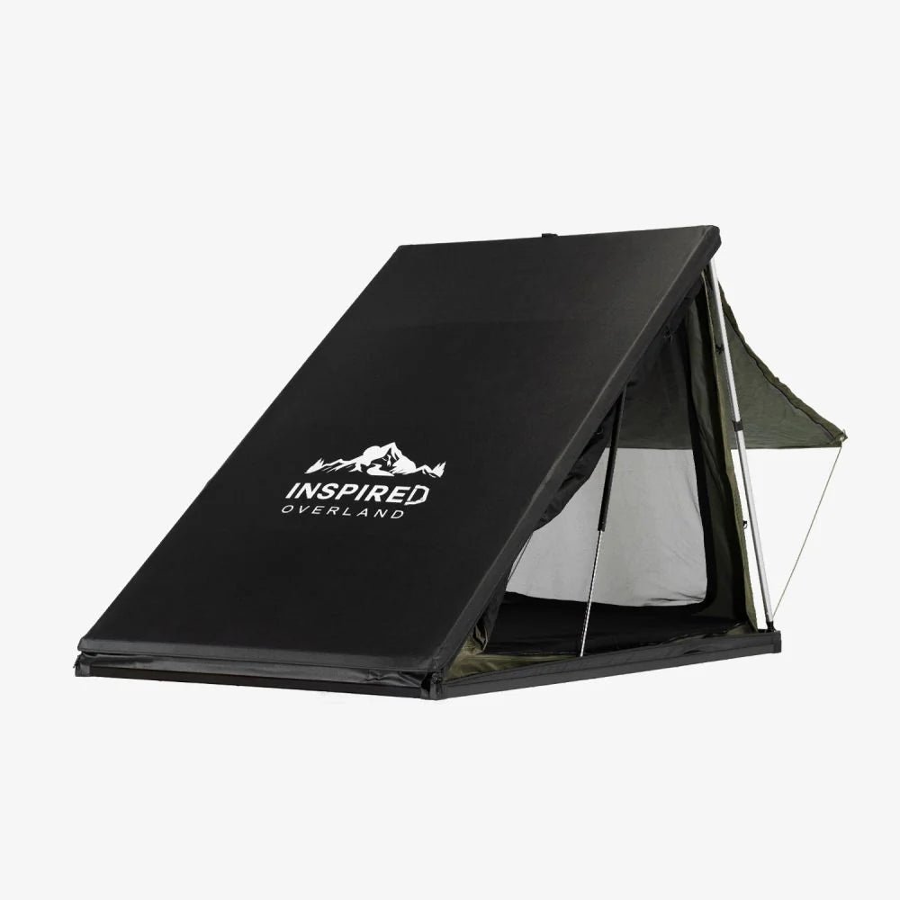 Ultra-Lightweight Hard-Shell Rooftop Tent with Wedge Design for 2-Person Camping