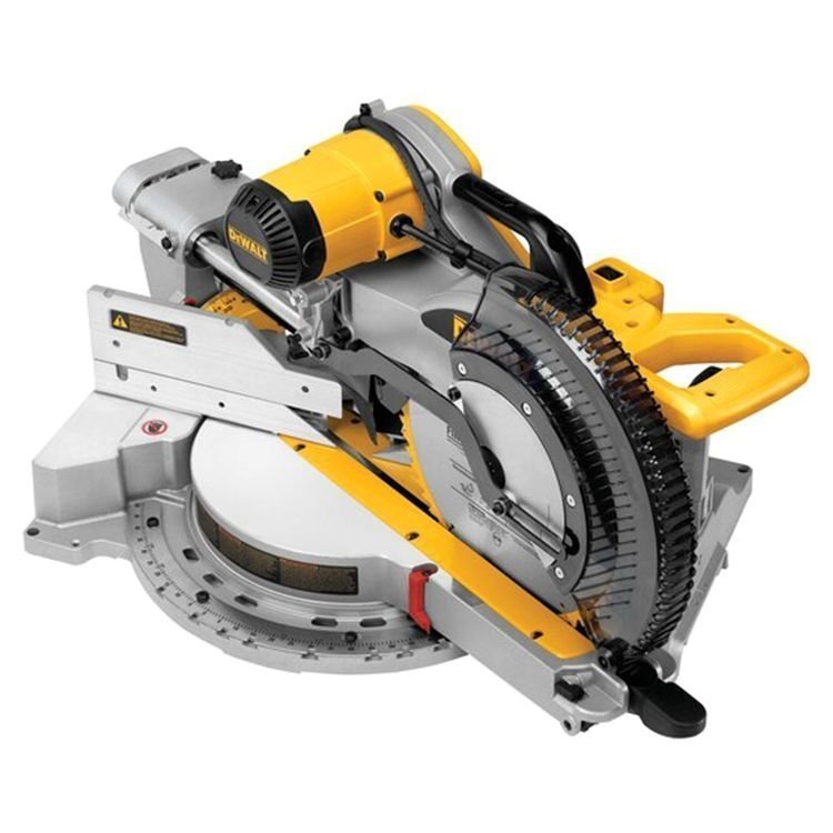12" Sliding Compound Miter Saw, 1675W Corded Electric Tool with Variable Speed, Dual Bevel & Precision Shadow Line Cutting System - Image 5