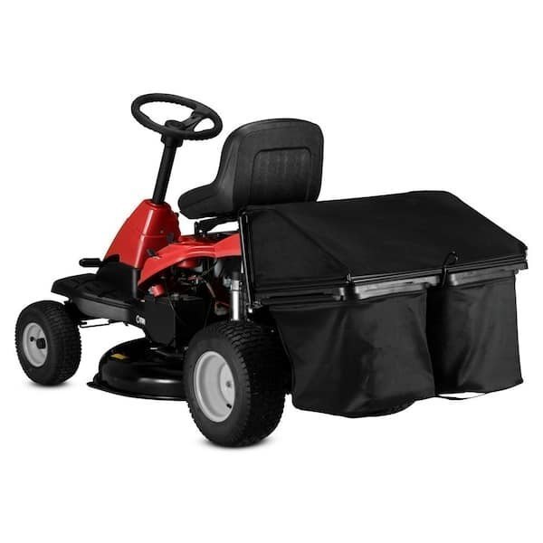 30" Twin Bin Lawn Tractor Grass Catcher System with 3.2-Bushel Capacity, Dual Vented Bags & Complete Mounting Kit