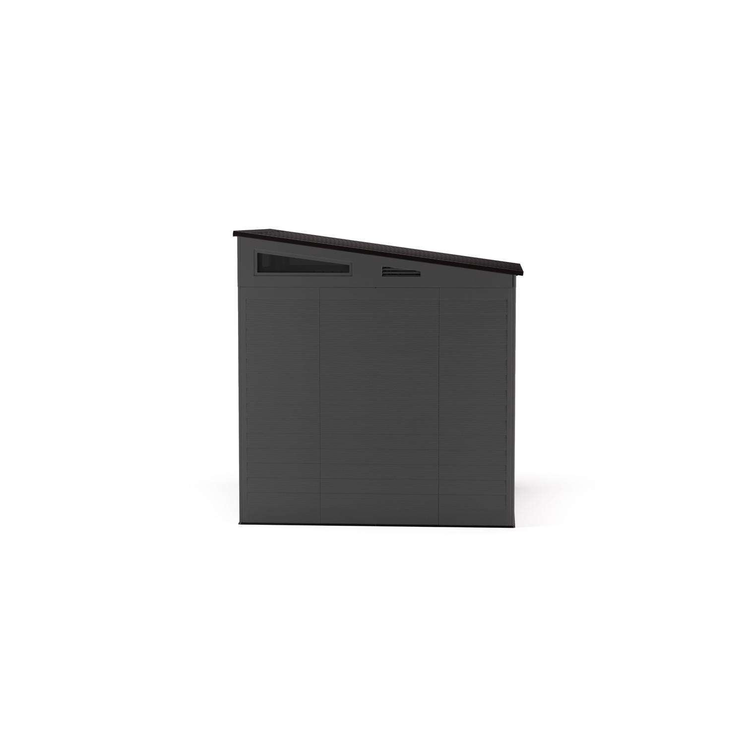 7 Ft. × 7 Ft. Modern Resin Outdoor Storage Shed with Steel-Reinforced Frame - Image 6