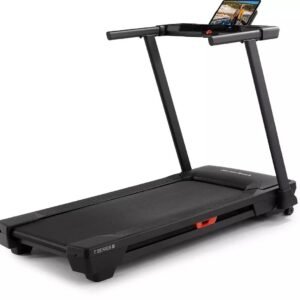 Smart Folding Treadmill with HD Touchscreen, Interactive Training & Incline Control for Home Fitness