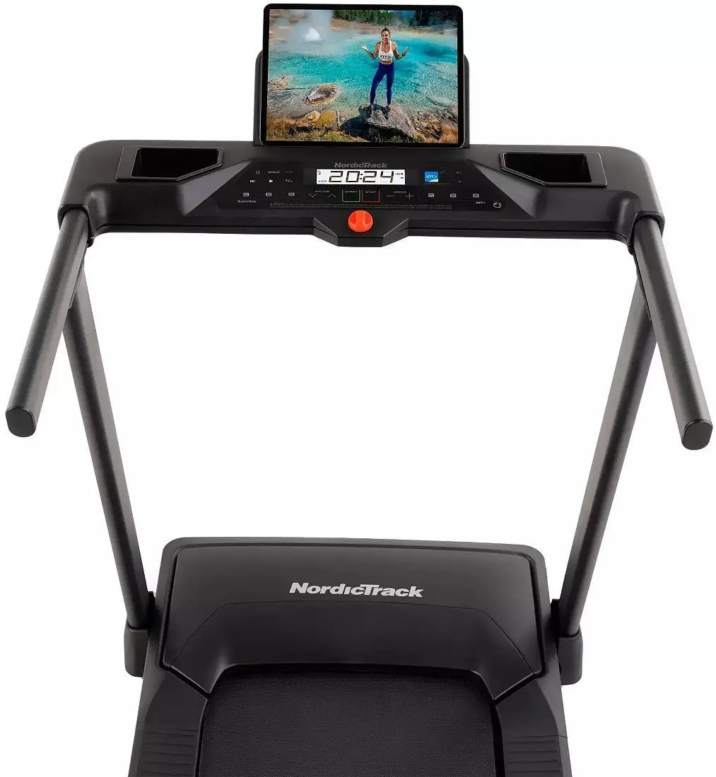 Smart Folding Treadmill with HD Touchscreen, Interactive Training & Incline Control for Home Fitness - Image 2