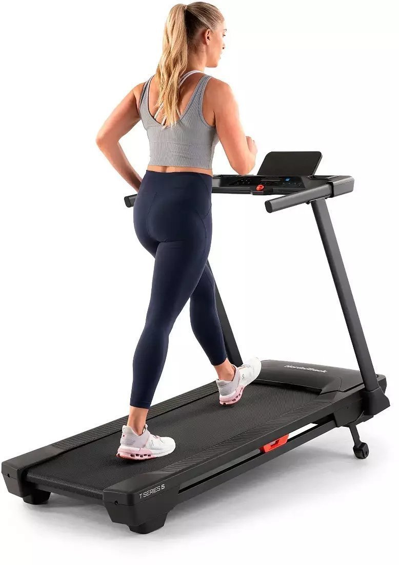 Smart Folding Treadmill with HD Touchscreen, Interactive Training & Incline Control for Home Fitness - Image 4