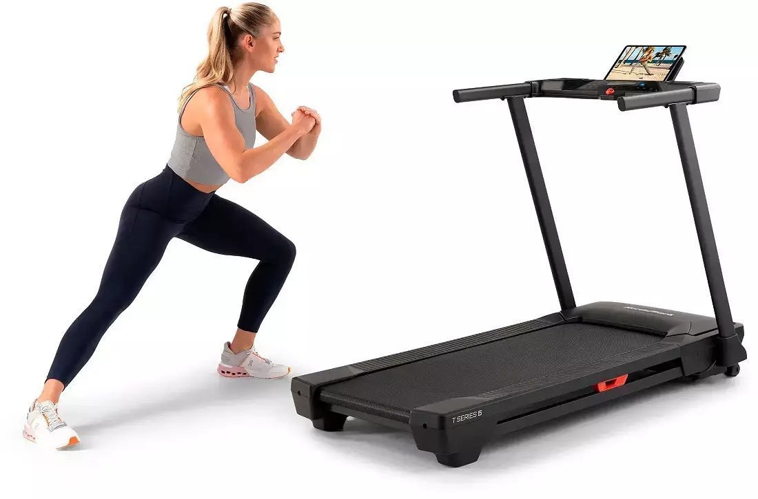 Smart Folding Treadmill with HD Touchscreen, Interactive Training & Incline Control for Home Fitness - Image 5