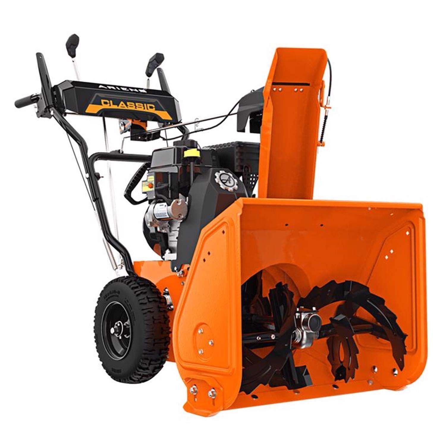 Classic 24 Two-Stage Self-Propelled Gas Snow Blower – 208cc Engine, 24-Inch Clearing Width, Electric Start Snow Removal Machine