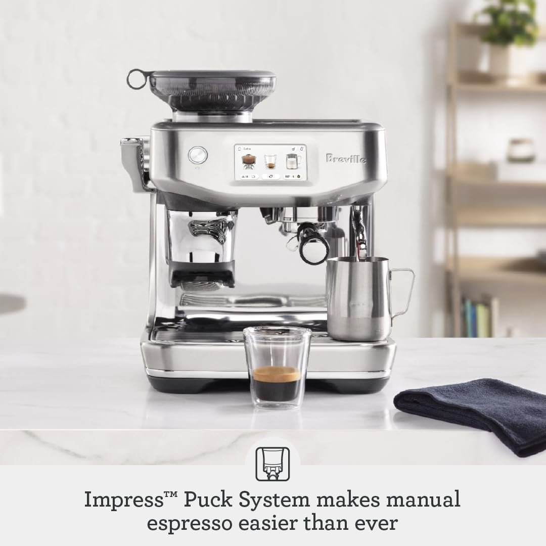 All-in-One Touchscreen Espresso Machine with Built-In Grinder, Automatic Tamping System & Fast Heat-Up Technology - Image 6