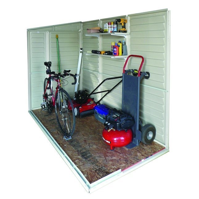 DuraMax Building Products 4-ft x 8-ft Sidemate Off-white Lean-to Vinyl Storage Shed - Image 2