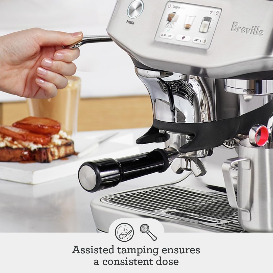 All-in-One Touchscreen Espresso Machine with Built-In Grinder, Automatic Tamping System & Fast Heat-Up Technology - Image 5
