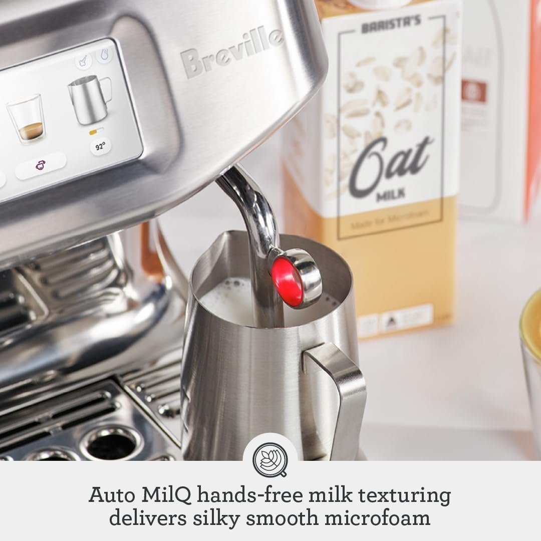 All-in-One Touchscreen Espresso Machine with Built-In Grinder, Automatic Tamping System & Fast Heat-Up Technology - Image 3