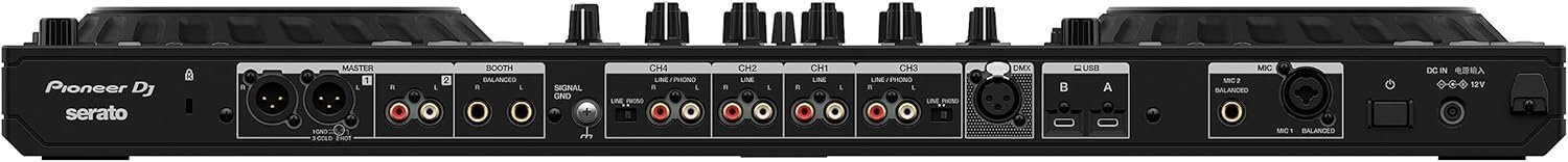 Professional 4-Channel DJ Controller with Real-Time STEMS Control, Full-Size Jog Wheels & Club-Style Performance Layout - Image 4
