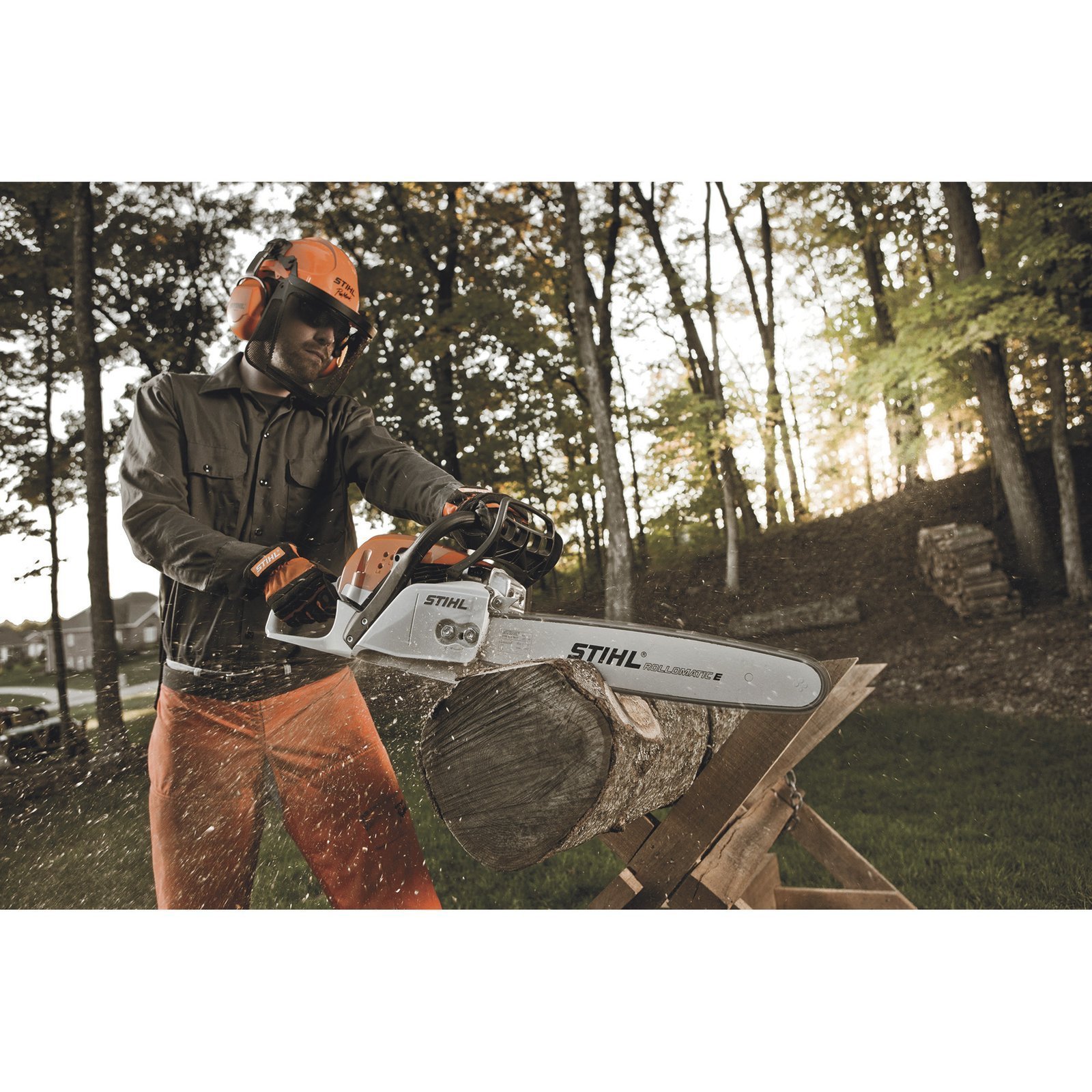 Gas-Powered Chainsaw – 55.5cc Engine, 20-Inch Bar, Low-Vibration Forestry & Property Maintenance Saw - Image 8