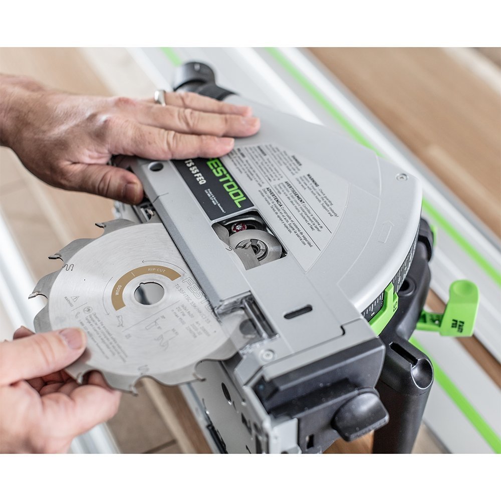 6-1/4 In. Plunge Track Saw Kit – Precision Wood Cutting System with Guide Rail - Image 3