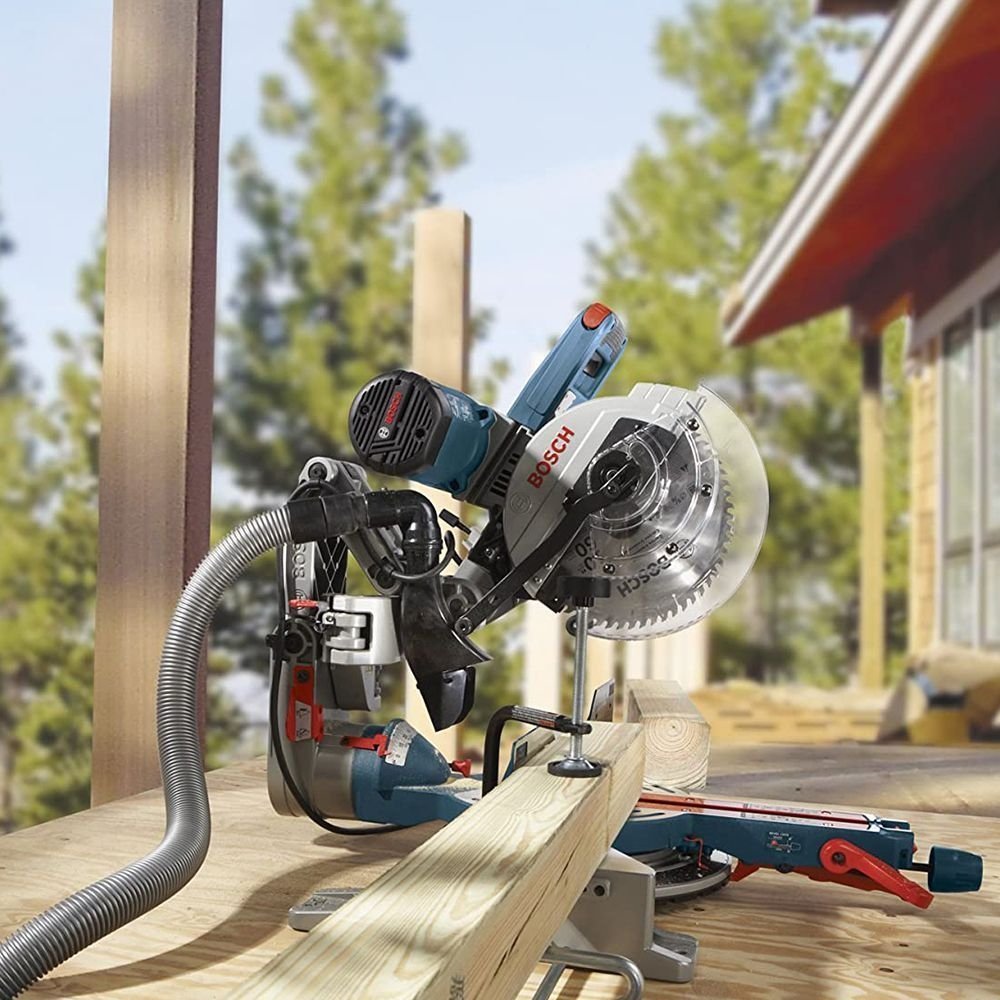 10" Dual-Bevel Sliding Compound Miter Saw with Axial-Glide System, 15A Motor & Precision Angle Control - Image 5