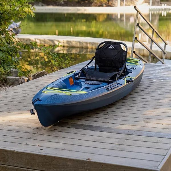 10-Foot Sit-On-Top Recreational Fishing Kayak with Removable Seat, Storage Compartments & Stable Hull Design - Image 3