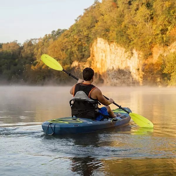 10-Foot Sit-On-Top Recreational Fishing Kayak with Removable Seat, Storage Compartments & Stable Hull Design - Image 6
