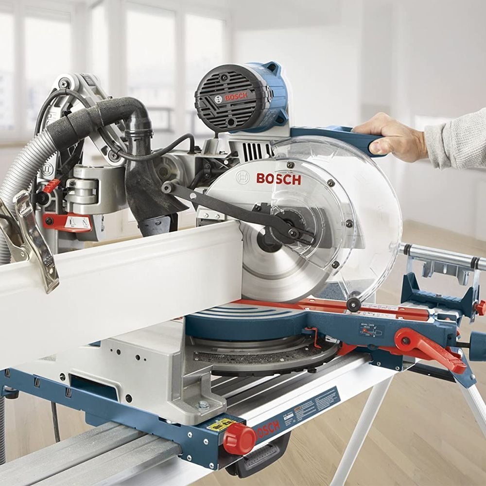 10" Dual-Bevel Sliding Compound Miter Saw with Axial-Glide System, 15A Motor & Precision Angle Control - Image 6