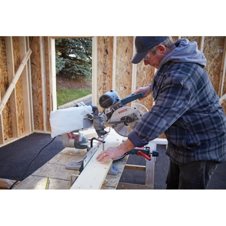 10" Dual-Bevel Sliding Compound Miter Saw with Axial-Glide System, 15A Motor & Precision Angle Control - Image 7
