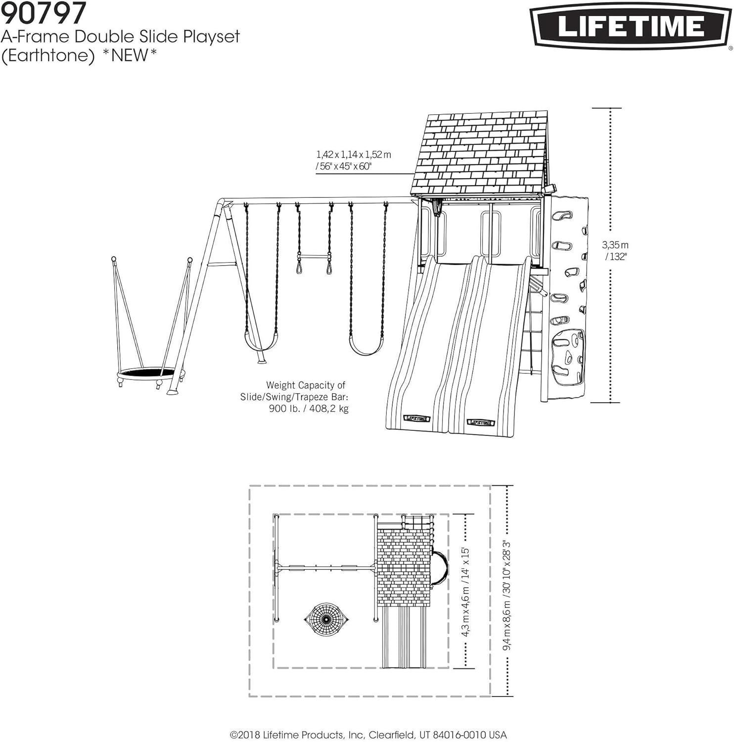 Lifetime Big Stuff Swing Set - Image 6