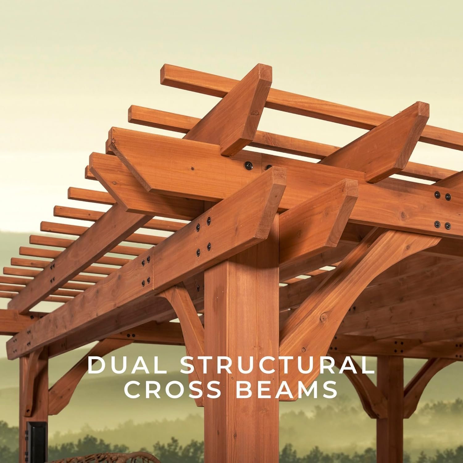 Backyard Discovery Beaumont Freestanding Pergola 2101579COM - Image 3