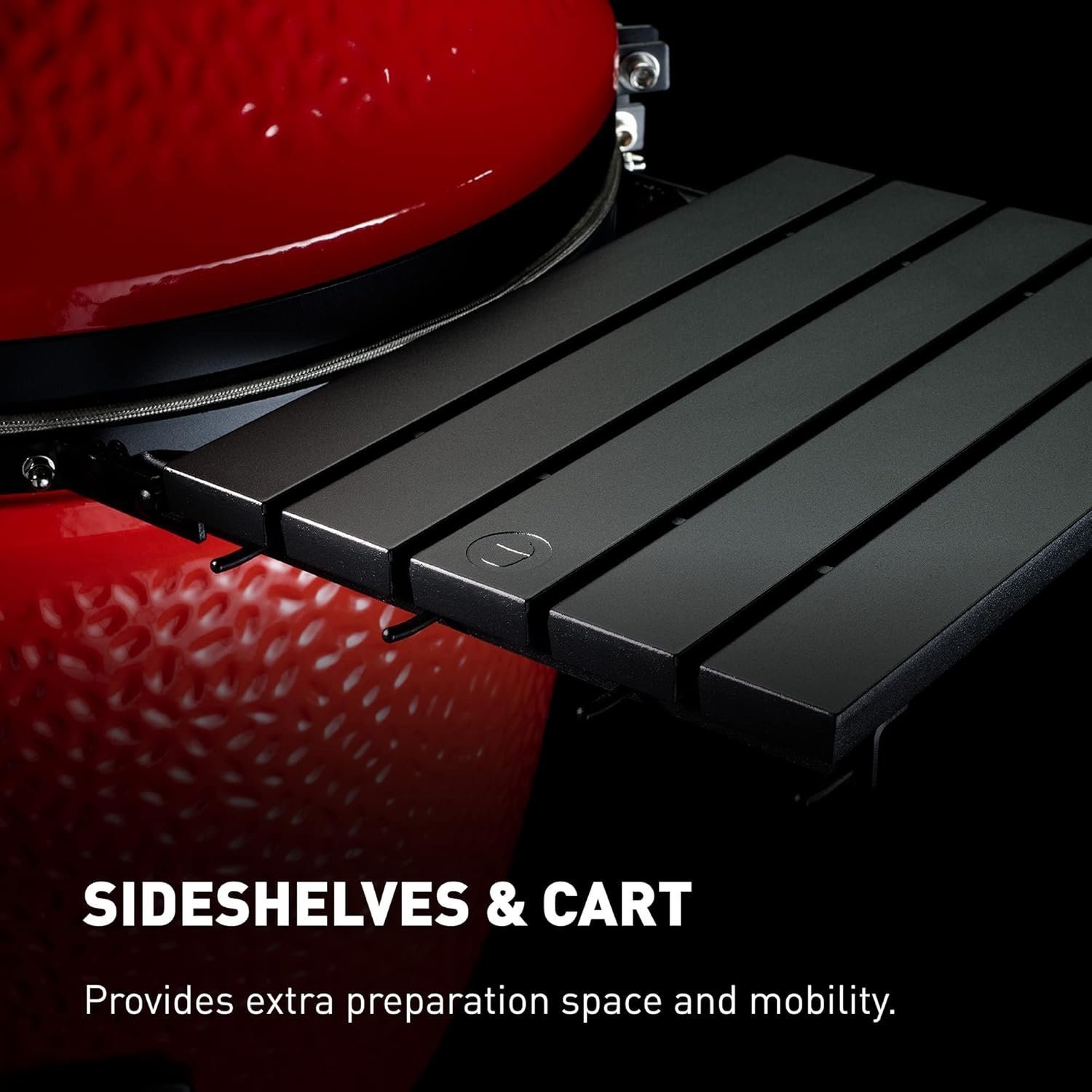 24-Inch Ceramic Charcoal Grill & Smoker with 2-Tier Cooking System - Image 3