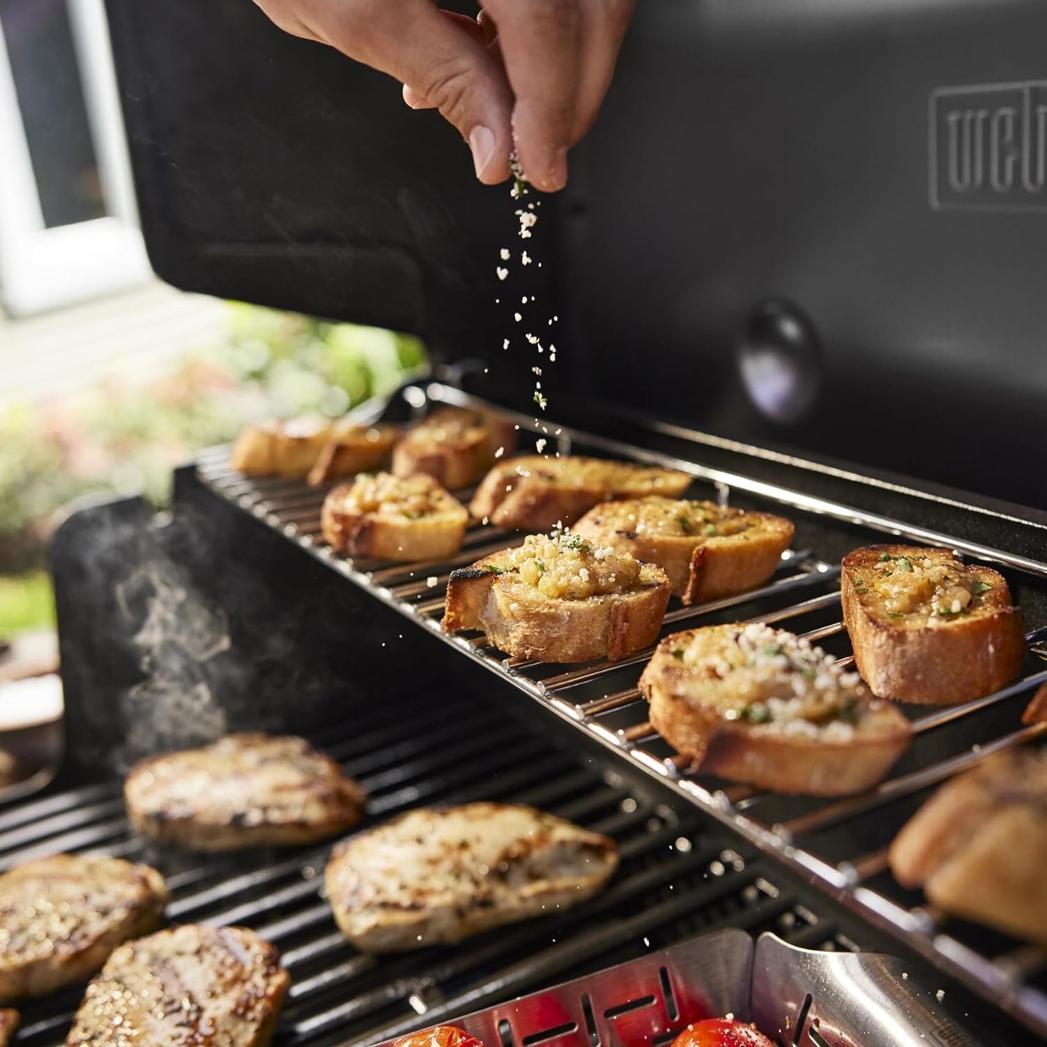 3-Burner Liquid Propane Gas Grill with Sear Zone, Porcelain-Coated Cast-Iron Grates & Even Heat Burner System - Image 2