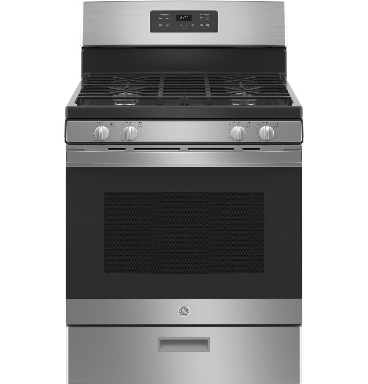 30-Inch Free-Standing Gas Range with 4.8 Cu. Ft. Oven – Stainless Steel Gas Cooktop Range with Continuous Grates - Image 6