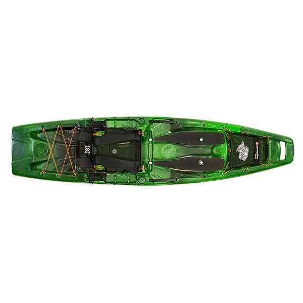 11.5-Foot Sit-On-Top Fishing Kayak with Wide Stability Hull, Elevated Seat & Stand-Up Casting Platform - Image 3