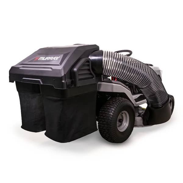42-Inch Riding Lawn Tractor Double Bagger Attachment with 6.5 Bushel Dual Grass Collection System