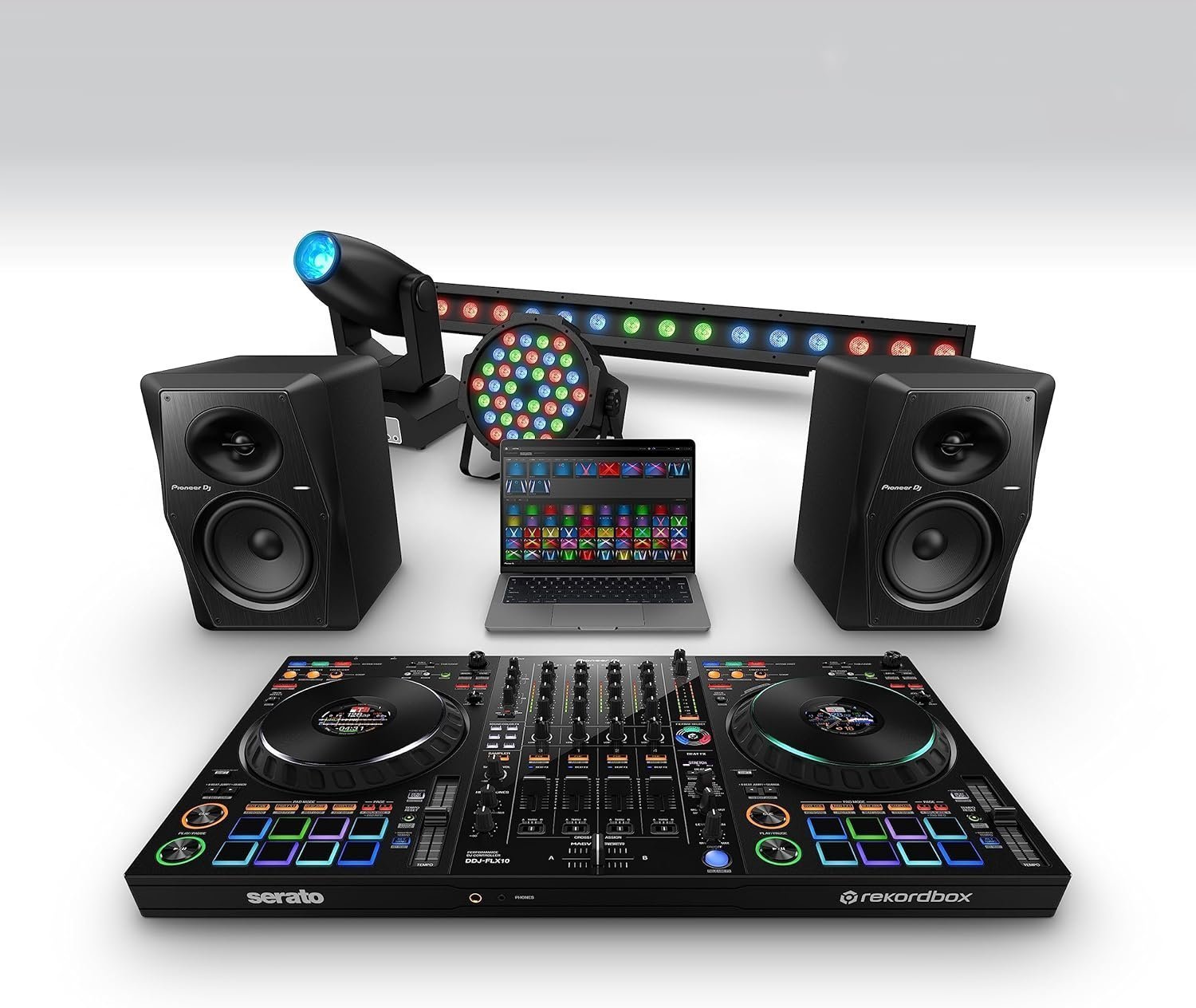 Professional 4-Channel DJ Controller with Real-Time STEMS Control, Full-Size Jog Wheels & Club-Style Performance Layout - Image 11