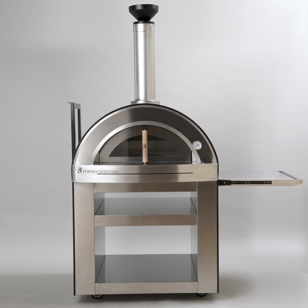 Forno Venetzia Torino 500 62-Inch Outdoor Wood-Fired Pizza Oven – Copper - Image 11