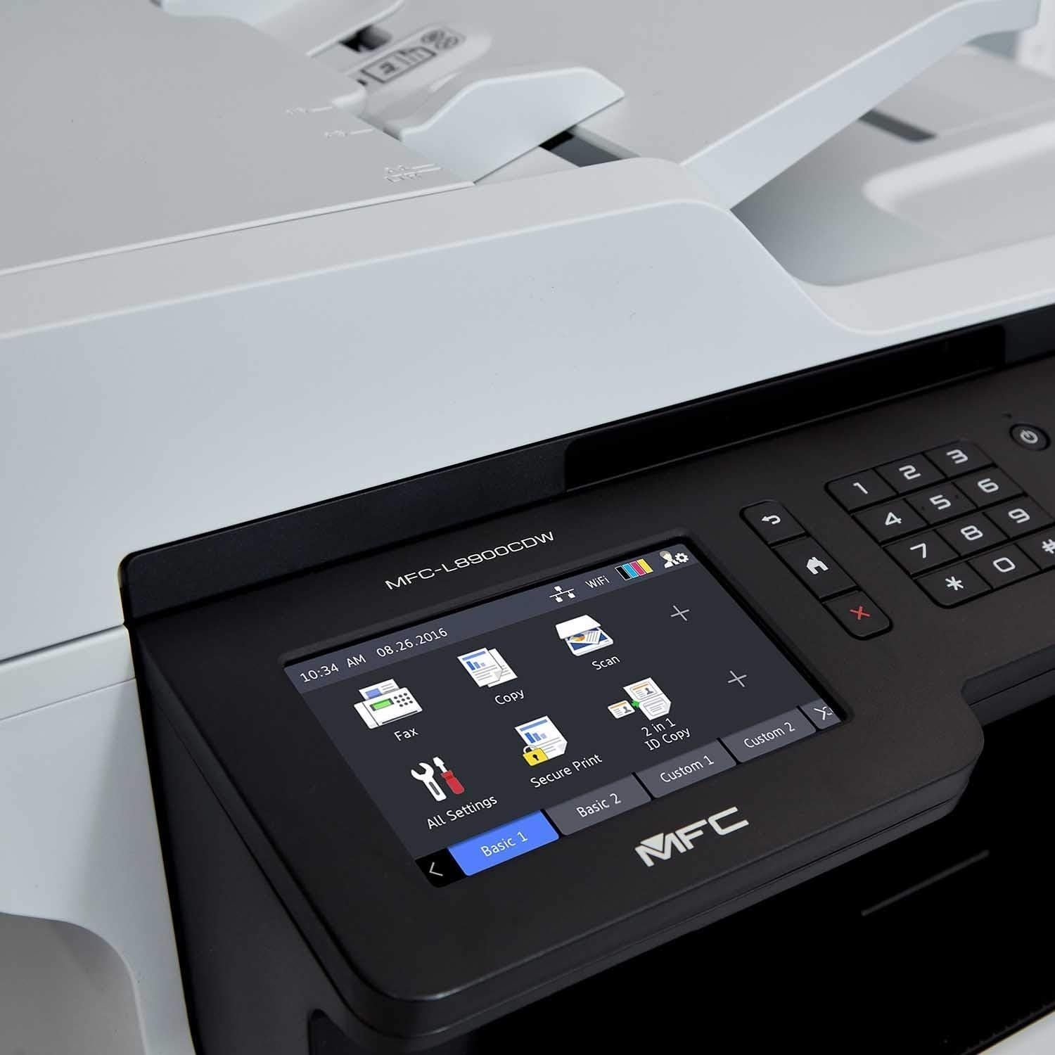 Color Laser All-in-One Printer with Duplex Printing, Scanning, Copying, Fax, Wi-Fi, Ethernet & 5" Touchscreen (Business-Class Multifunction Device) - Image 6