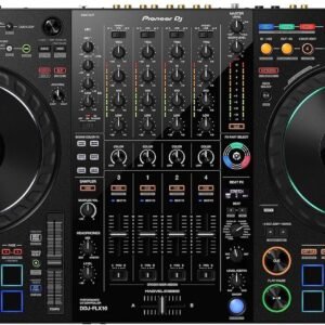 Professional 4-Channel DJ Controller with Real-Time STEMS Control, Full-Size Jog Wheels & Club-Style Performance Layout