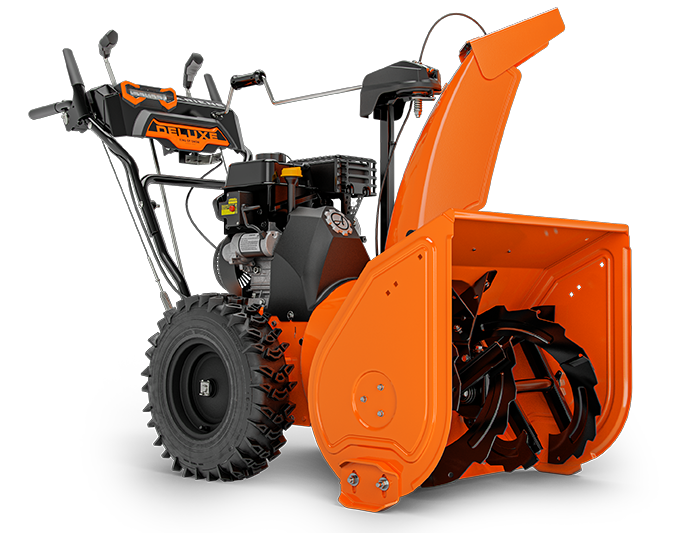 24-Inch Two-Stage Gas Snow Blower with Electric Start, LED Headlight & Self-Propelled Drive
