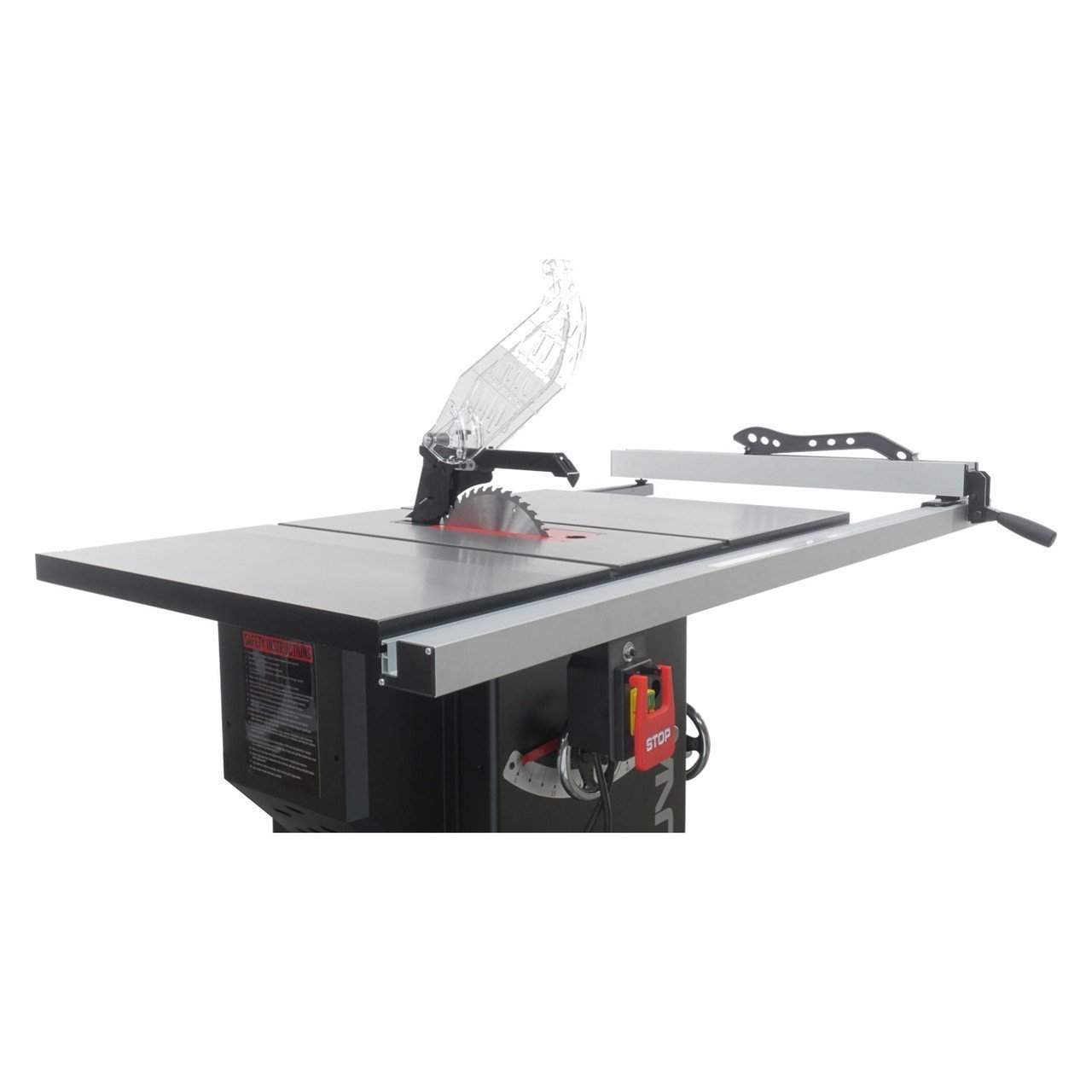 Professional Hybrid Cabinet Table Saw – 1.75 HP 10 in. Single-Phase Woodworking Saw with 37 in. Rip Capacity & Precision Fence System - Image 9