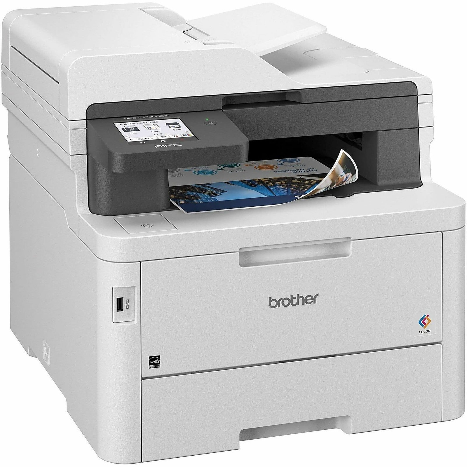 Wireless Color Laser All-in-One Printer with Duplex Printing, Duplex Scanning, Fax & Mobile Printing Support - Image 3