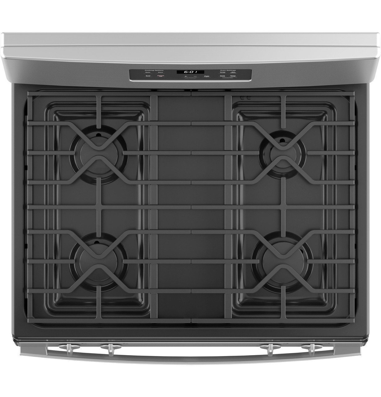 30-Inch Free-Standing Gas Range with 4.8 Cu. Ft. Oven – Stainless Steel Gas Cooktop Range with Continuous Grates - Image 3