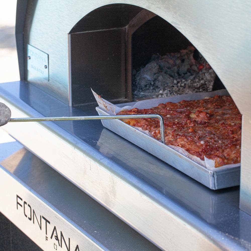 Fontana Forni Mangiafuoco Wood-Fired Pizza Oven – Stainless – FTMF-S - Image 6